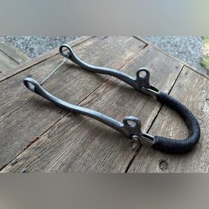 Horse Tack - Sliester Braided Leather Western Hackamore